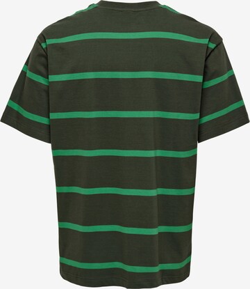 Tricou 'HARRY' de la Only & Sons pe verde