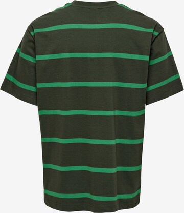 Only & Sons - Camisa 'HARRY' em verde