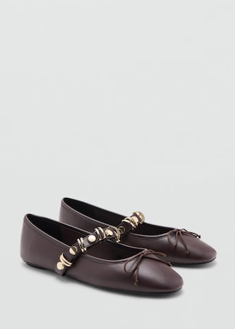 MANGO Riemchenballerina 'Ringing' in Rot