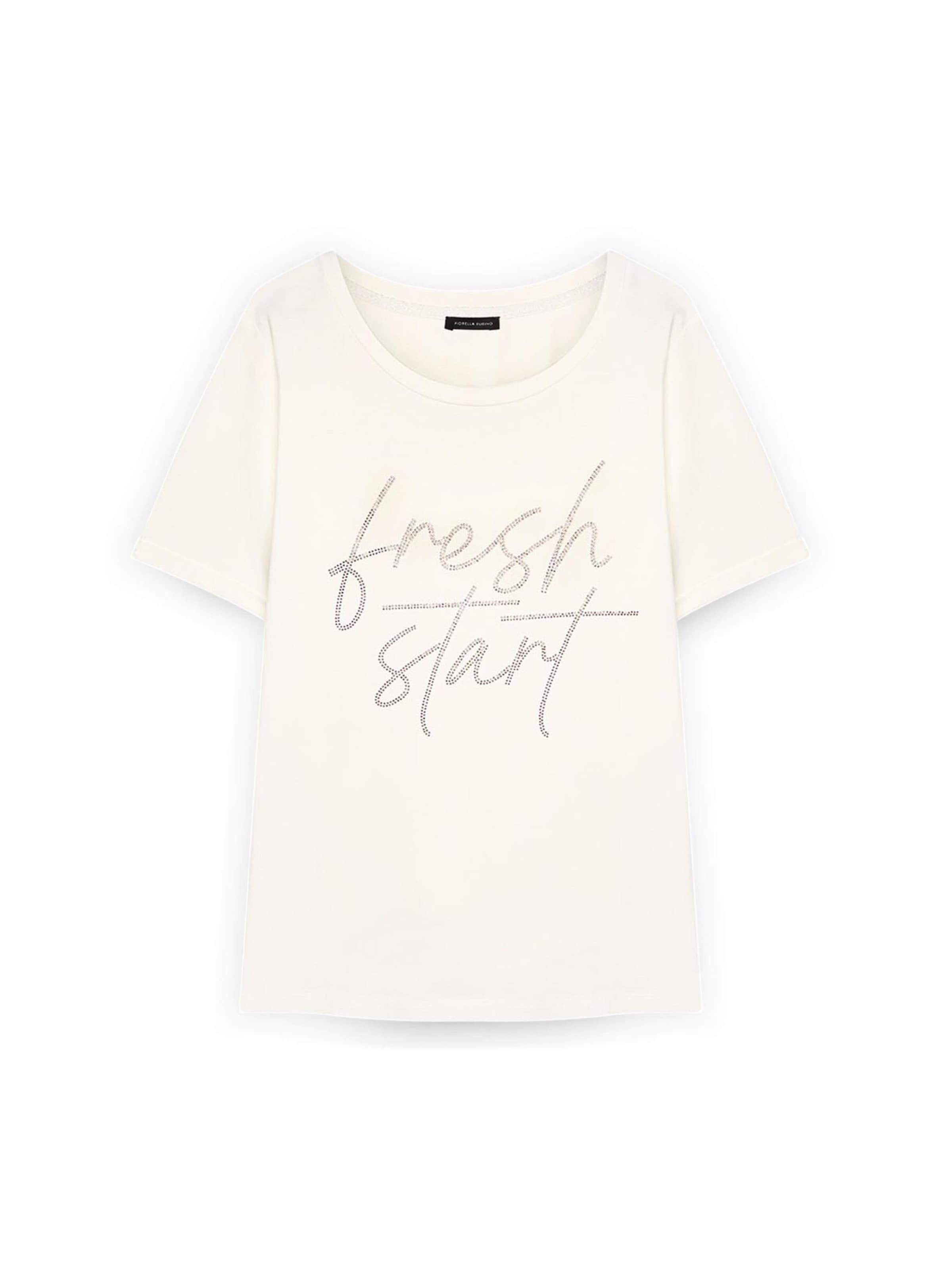 Fiorella Rubino - Camiseta en blanco: frente