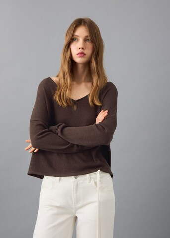 MANGO TEEN Pullover 'Tati' in Braun: Vorderseite
