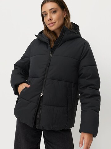 CAMEL ACTIVE Gefütterte Jacke mit reflektierenden Details in Schwarz