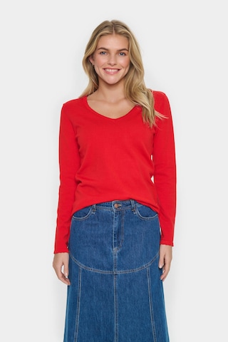 Pull-over 'Mila' SAINT TROPEZ en rouge : devant