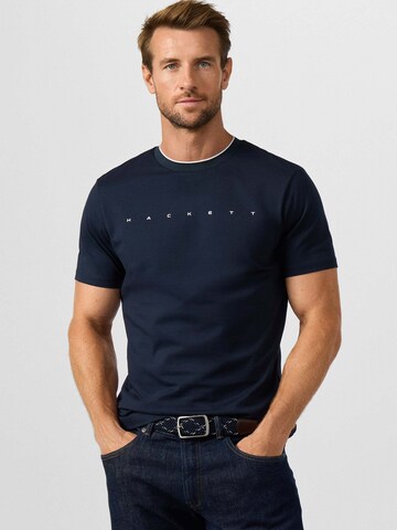 Maglietta di Hackett London in blu: frontale