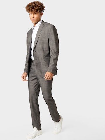 Coupe slim Veste de costume BURTON MENSWEAR LONDON en gris