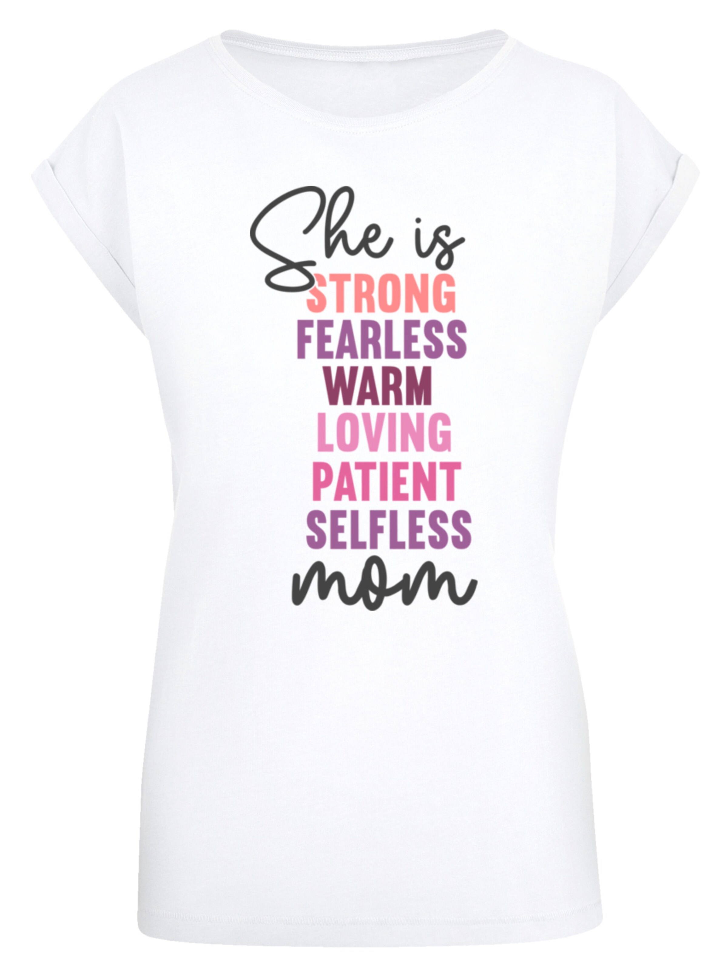 F4NT4STIC Shirt in Wit: voorkant