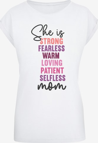 F4NT4STIC Shirt in Wit: voorkant