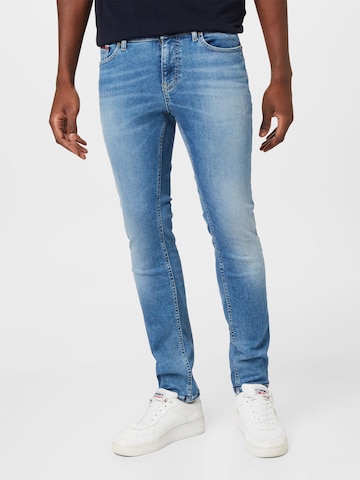 Tommy Jeans Regularen Kavbojke 'SCANTON' | modra barva: sprednja stran