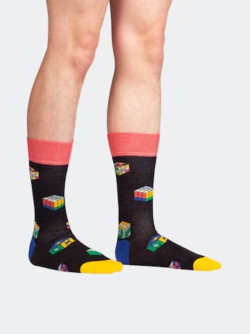 Chaussettes 'Galactic Cubes' DillySocks en mélange de couleurs : devant