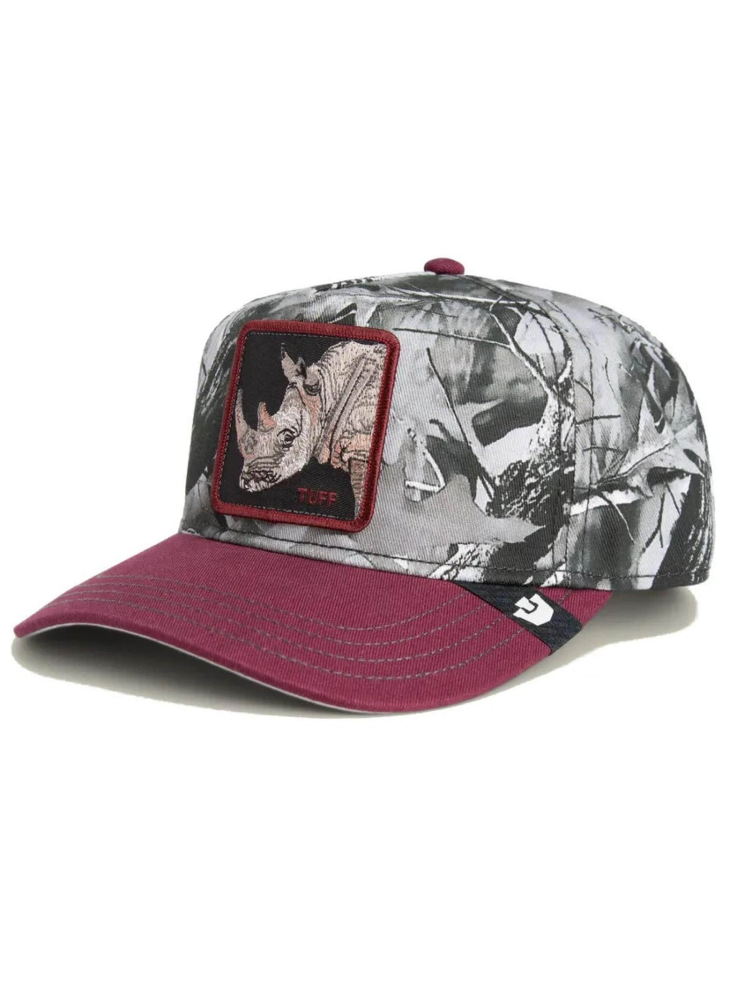 GOORIN Bros. Hætte 'Gorra goorin bros gris camuflaje rinoceronte tuff camo 5 panels cap' i grå