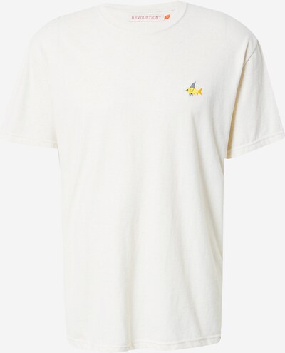 Revolution T-Shirt en jaune / blanc, Vue avec produit