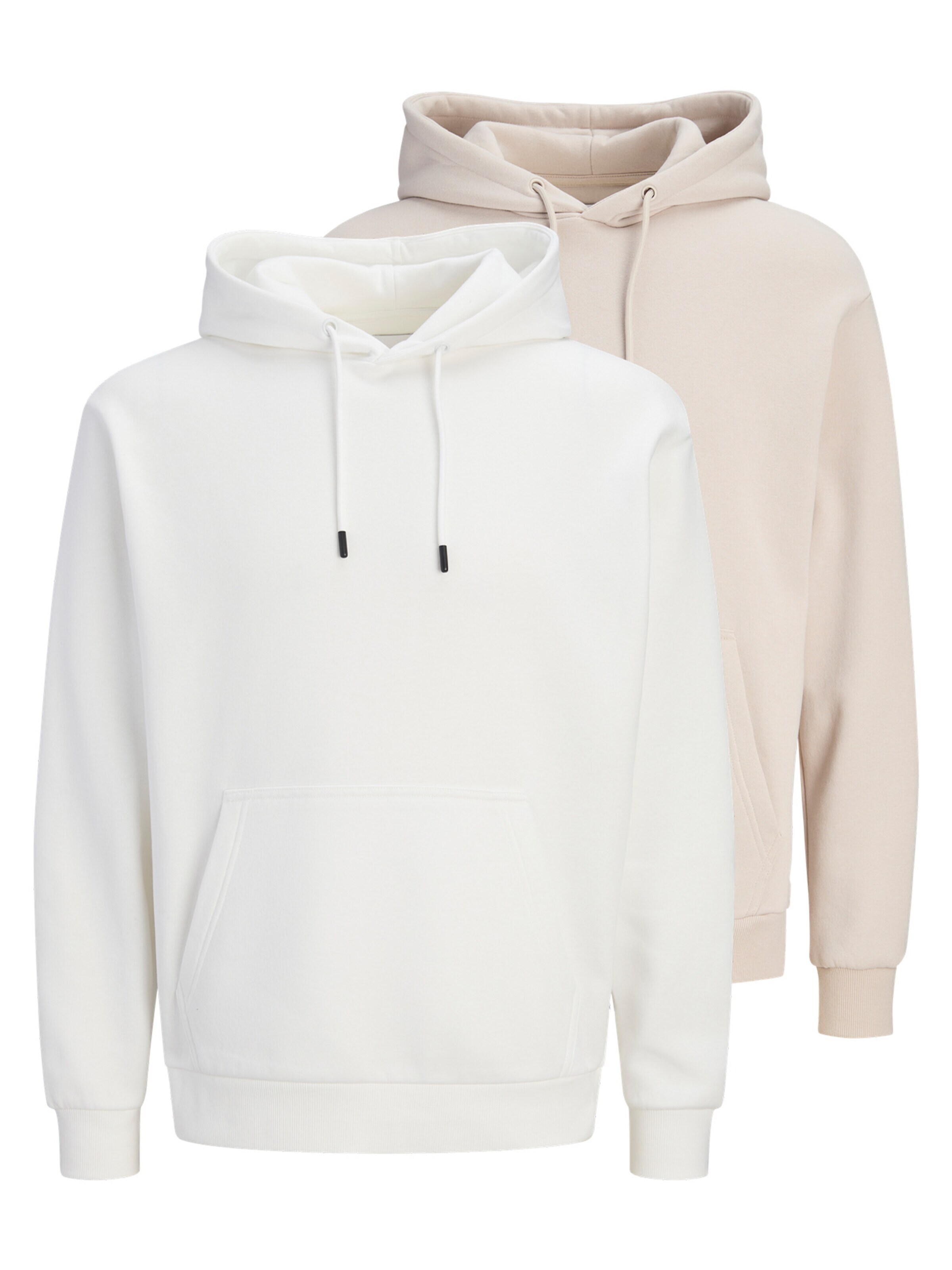 JACK & JONES Sweatshirt 'Bradley' in Beige: front