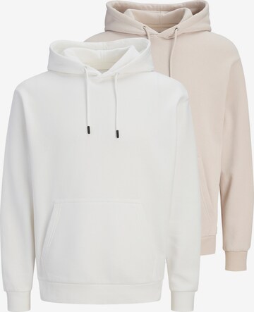 JACK & JONES Sweatshirt 'Bradley' in Beige: front