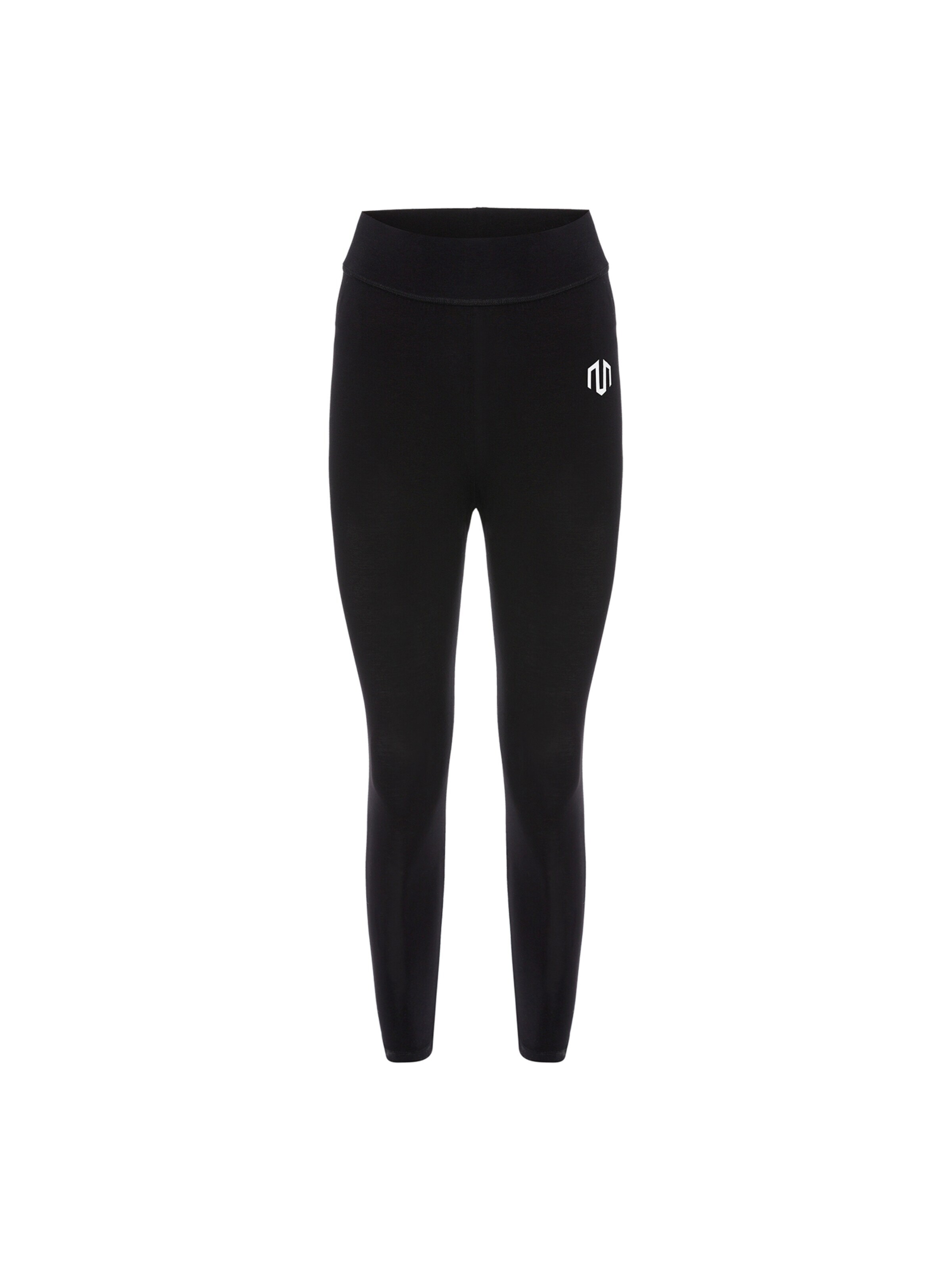 MOROTAI Skinny Sporthose 'Premium' in Schwarz: Vorderseite