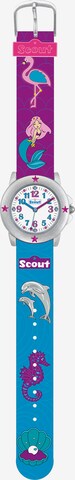 SCOUT Uhr in Blau: predná strana