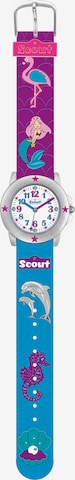 SCOUT Uhr in Blau: predná strana