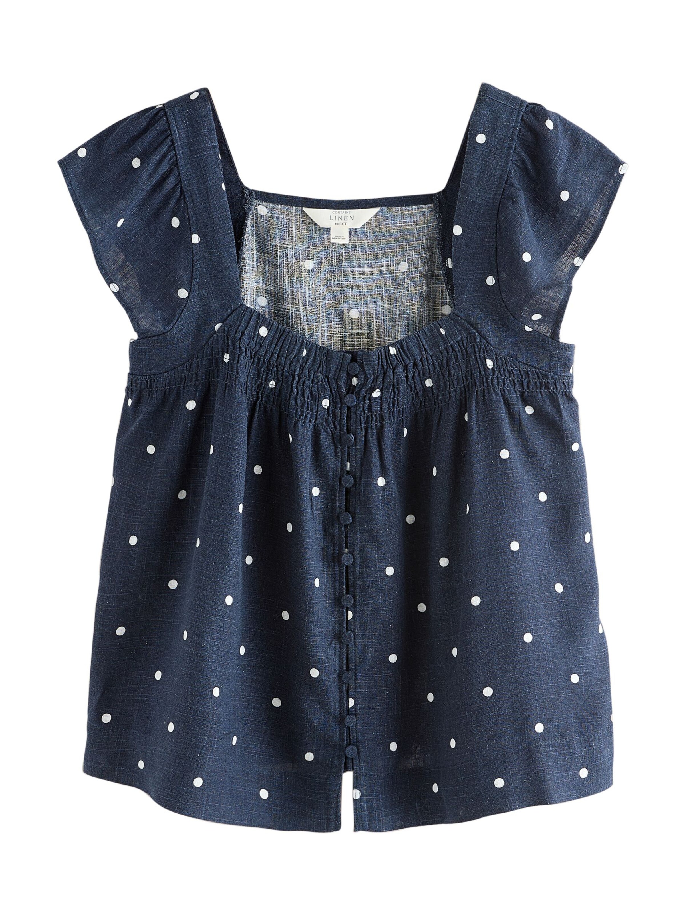 Chemisier Next en bleu : devant