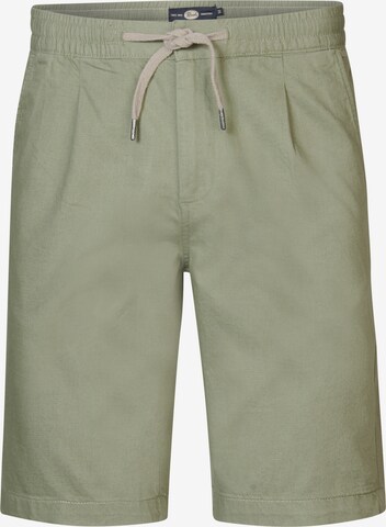 Pantalon chino Petrol Industries en vert : devant