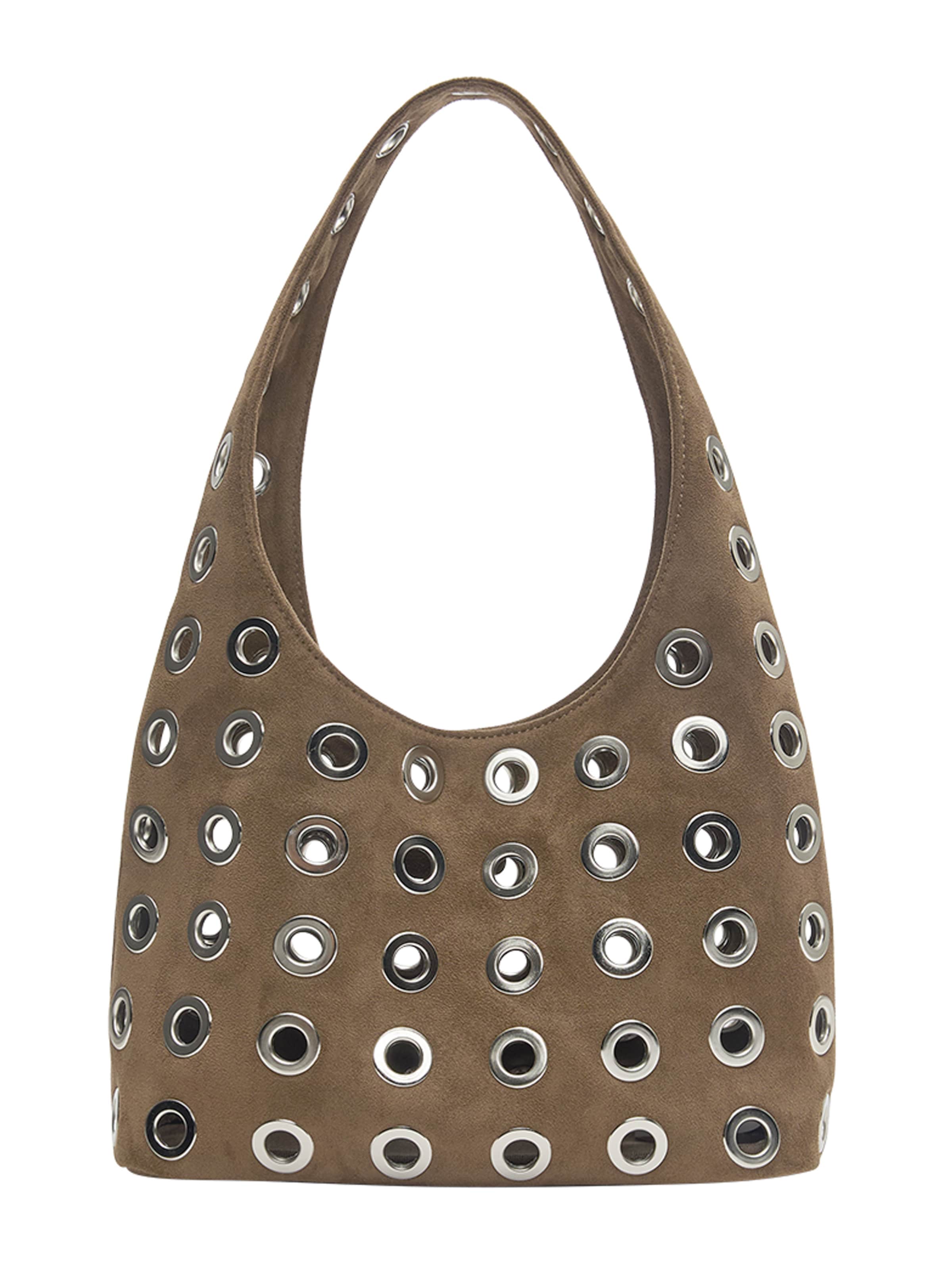 Borsa a spalla Pull&Bear di colore camello, Visualizzazione prodotti