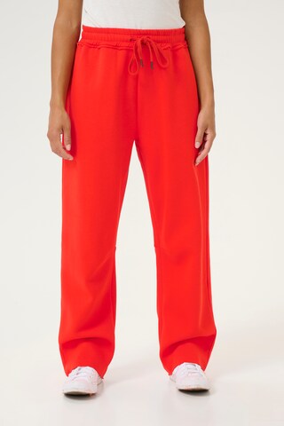 Loosefit Pantalon CULTURE en rouge : devant