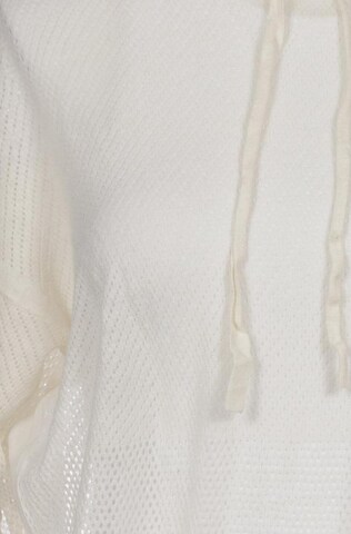 Marc Cain Sweatshirt & Zip-Up Hoodie in XL in White