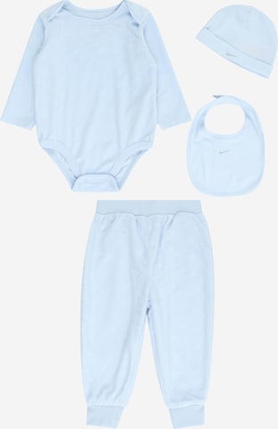 Nike Sportswear Set: Body, Hose, Mütze und Tasche 'SWOOSH' in Blau: predná strana