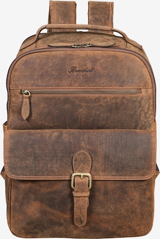Benthill Backpack in Brown: front