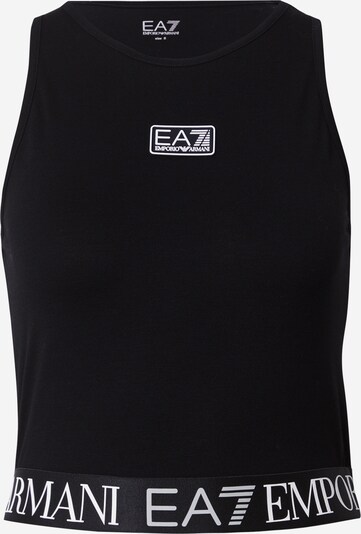 EA7 Emporio Armani Sporttop in de kleur Zwart / Wit, Productweergave