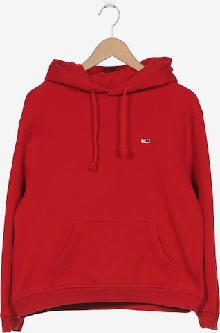 Tommy Jeans Sweatshirt & Zip-Up Hoodie in L in Red: front