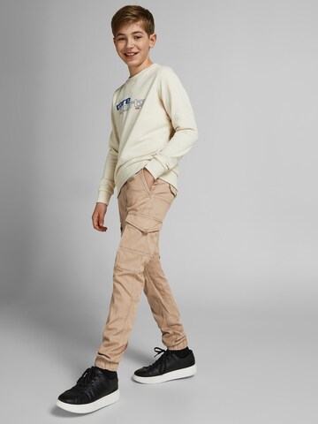 Jack & Jones Junior Tapered Παντελόνι 'Paul' σε καφέ