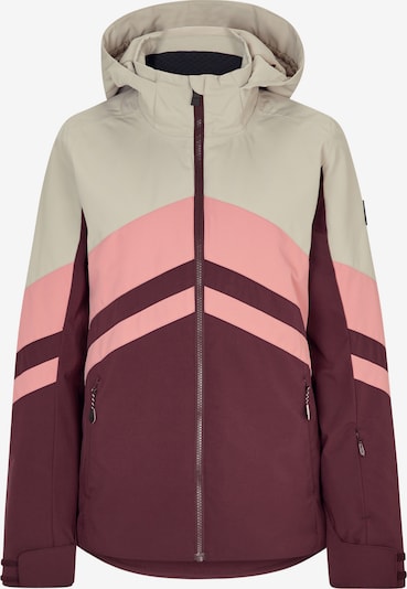 ZIENER Athletic Jacket 'TELIA' in Beige / Red, Item view