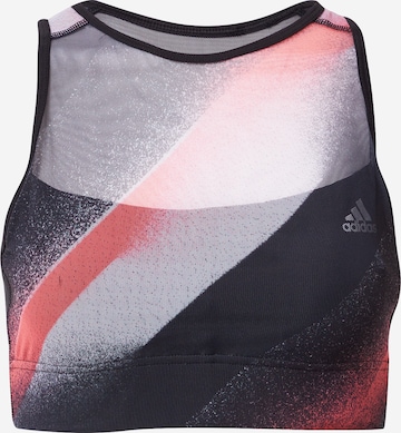 ADIDAS SPORTSWEAR Bustier Sport-BH in Schwarz: predná strana