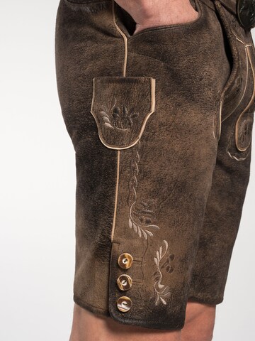 regular Pantaloni per costume tradizionale 'Fredo' di SPIETH & WENSKY in marrone