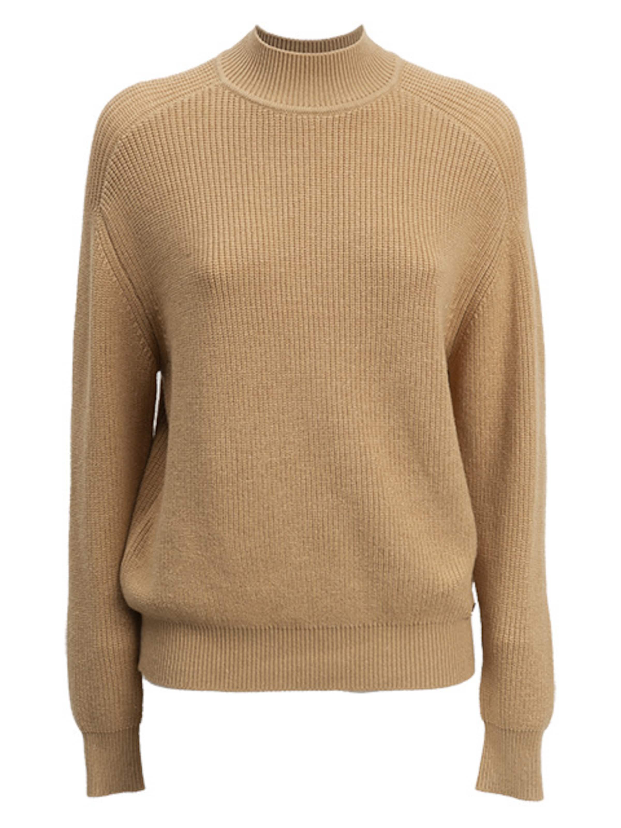 Pullover di Influencer in marrone: frontale