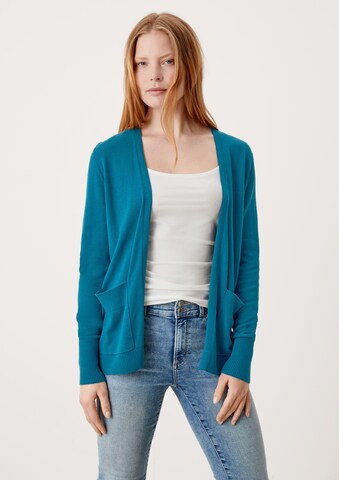 Cardigan s.Oliver en bleu : devant