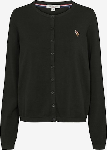 U.S. POLO ASSN. Neuletakki 'Kimmi' värissä musta: etupuoli