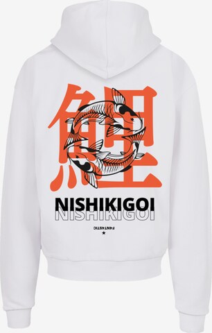 F4NT4STIC Sweatshirt 'Nishikigoi Koi' in Wit