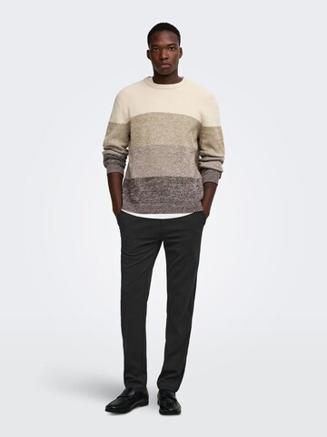 Only & Sons - Tapered Pantalón 'ONSBoston' en negro