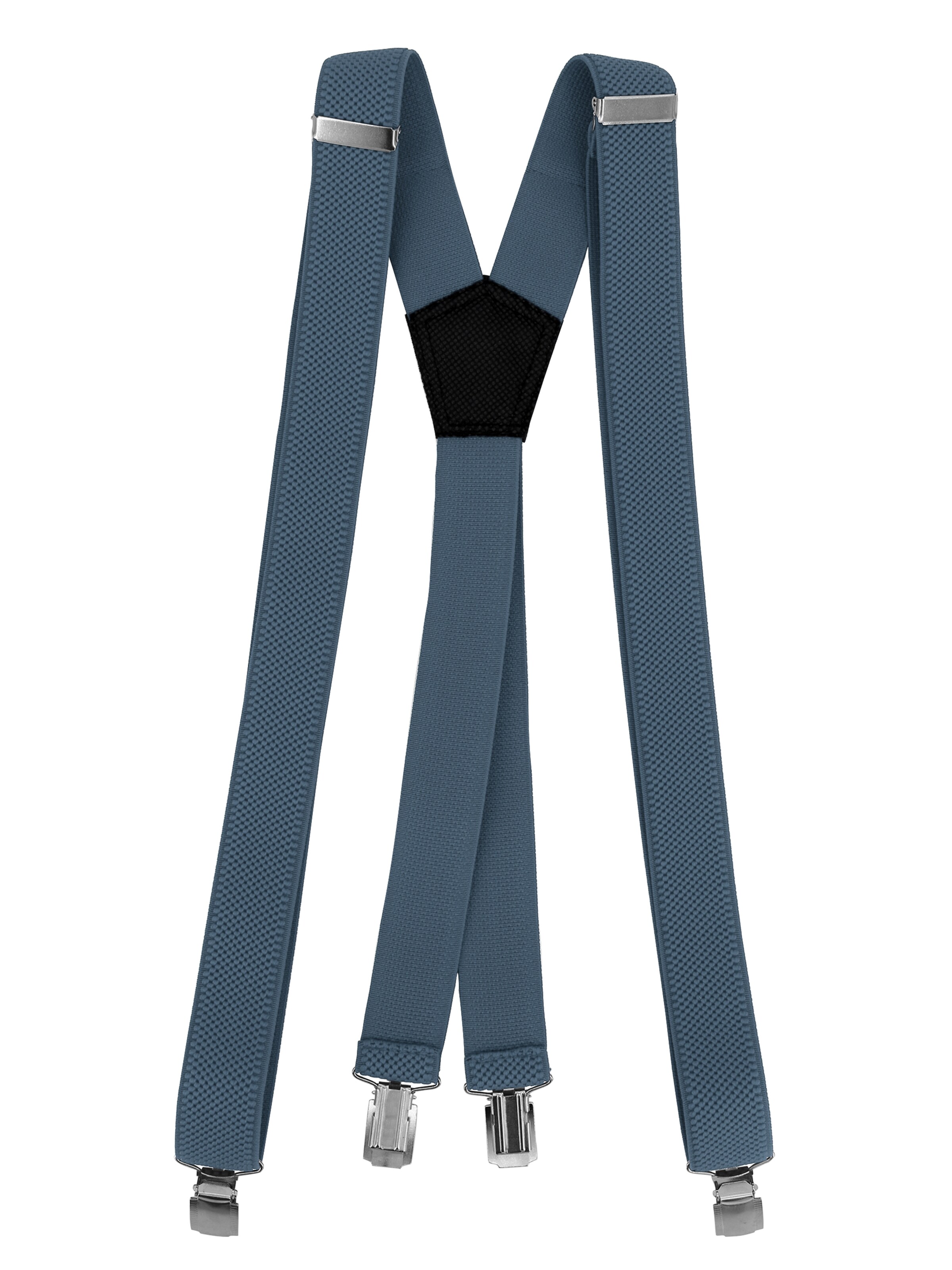 Fabio Farini Suspenders in Blue: front