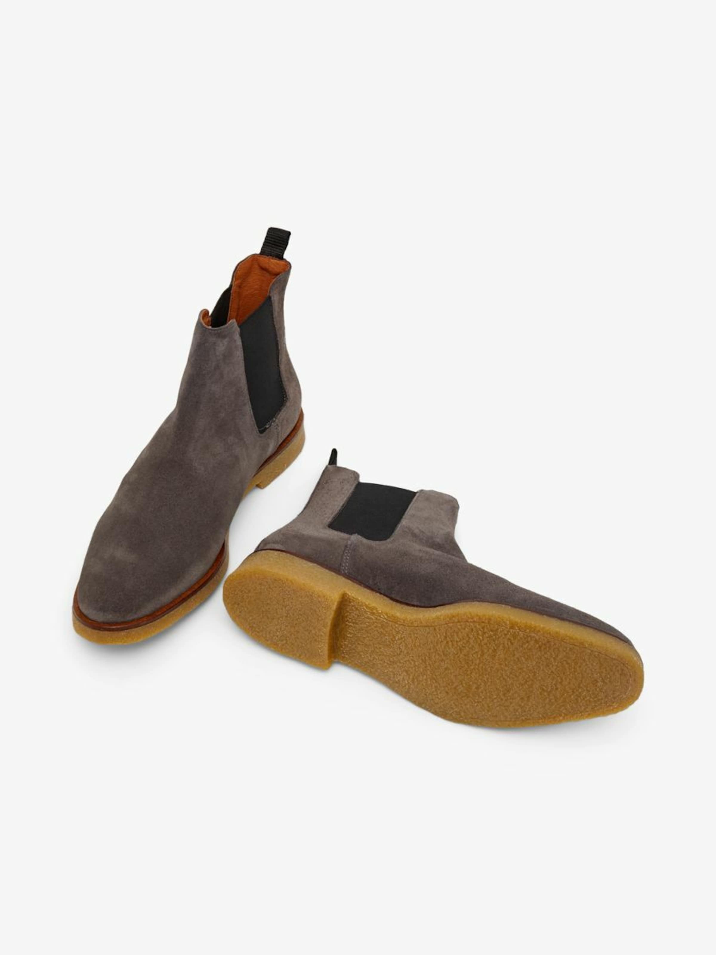 Homme Chelsea Boots Dino Bianco en Taupe 