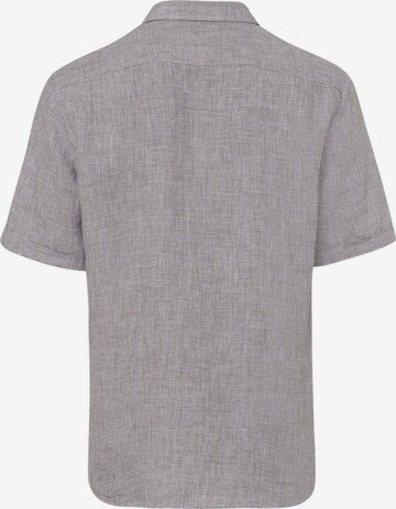 BRAX Regular fit Button Up Shirt 'Dan' in Grey