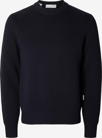 SELECTED HOMME Sweater 'TODD' in Blue: front