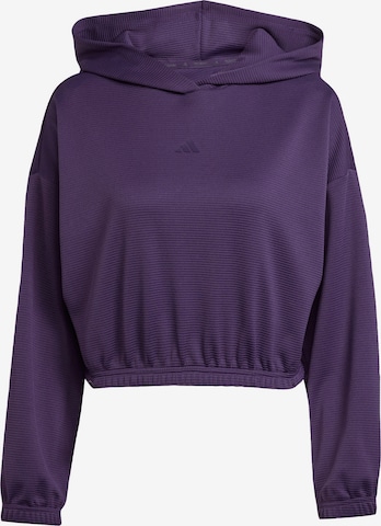 ADIDAS PERFORMANCE Urheilullinen collegepaita 'Yoga' värissä lila: etupuoli