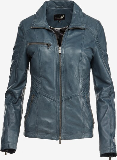 Jilani Lederjacke 'MAURA' in blau, Produktansicht