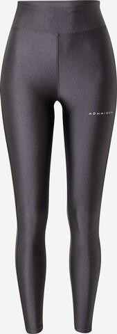 Skinny Pantalon de sport Röhnisch en gris : devant