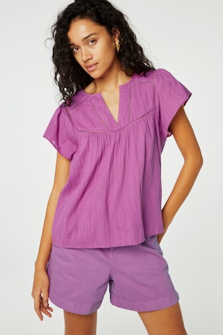 Fabienne Chapot Blouse in Purple: front