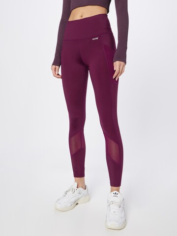 Hunkemöller Skinny Sports trousers in Purple: front