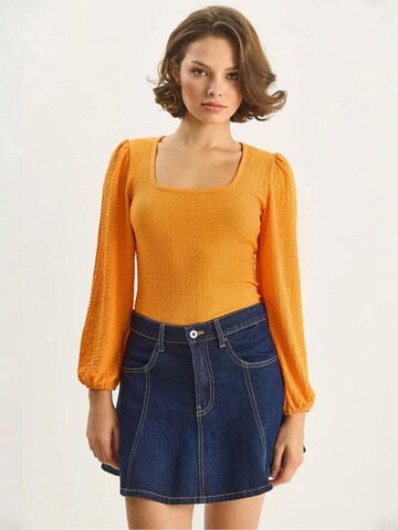 Chemisier Bianco Lucci en orange