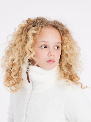 PROTEST Fleece Jacket 'Riri JR' in White