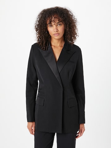 Misspap Blazer in Black: front